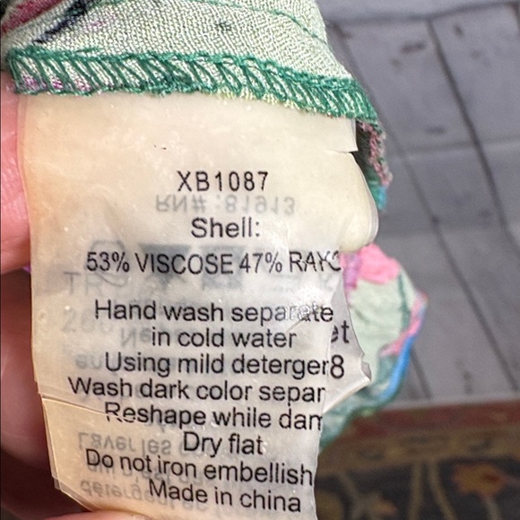 ANTHROPOLOGIE PLENTY by Tracy Reese Daphne Faux Wrap Floral Sleeveless Dress S - Picture 8 of 8